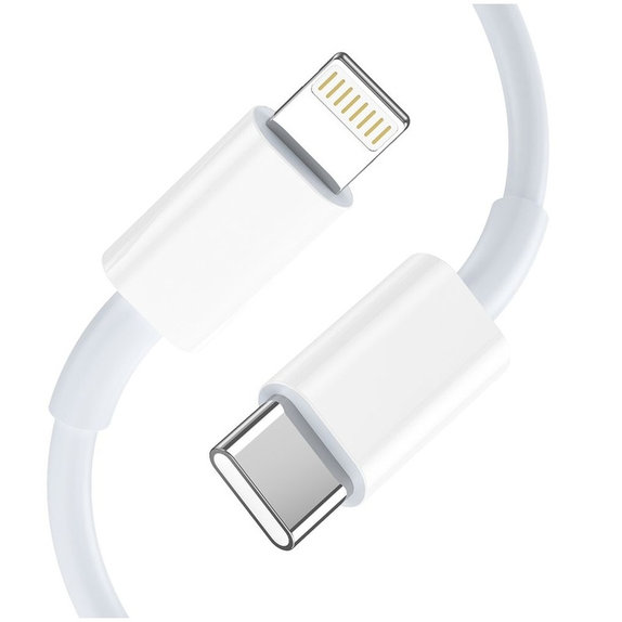 Hálózati töltő NCA20 2-PORT PD 20W / QC3.0 + Lightning Cable, fehér, Tech-Protect