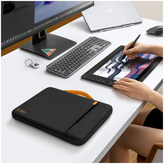 Laptoptok Defender Rs 13-14, fekete, Tech-Protect