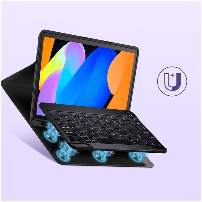 Tok Sc Pen + Keyboard Lenovo Idea Tab / K11 Gen 2 11.0 TB-336, fekete, Tech-Protect