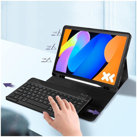 Tok Sc Pen + Keyboard Lenovo Idea Tab / K11 Gen 2 11.0 TB-336, fekete, Tech-Protect