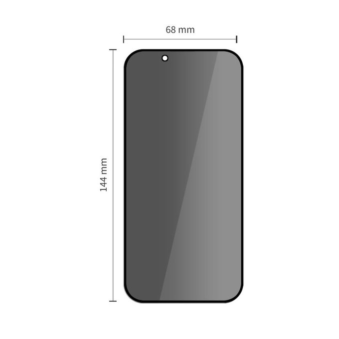 Privacy edzett üveg Quick Set Spy+ 2-PACK iPhone 13 / 13 Pro / 14 / 16E / 17E, privacy, Tech-Protect