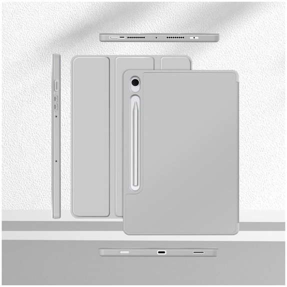 Tok Sc Pen Samsung Tab S9 11.0 / S9 FE / S10 FE / S10 Lite 10.9 X710 / X716B / X510 / X516B / X520 / X526 / X400 / X406B, szürke, Tech-Protect