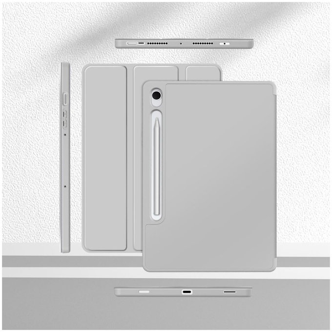 Tok Sc Pen Samsung Tab S9 11.0 / S9 FE / S10 FE / S10 Lite 10.9 X710 / X716B / X510 / X516B / X520 / X526 / X400 / X406B, szürke, Tech-Protect