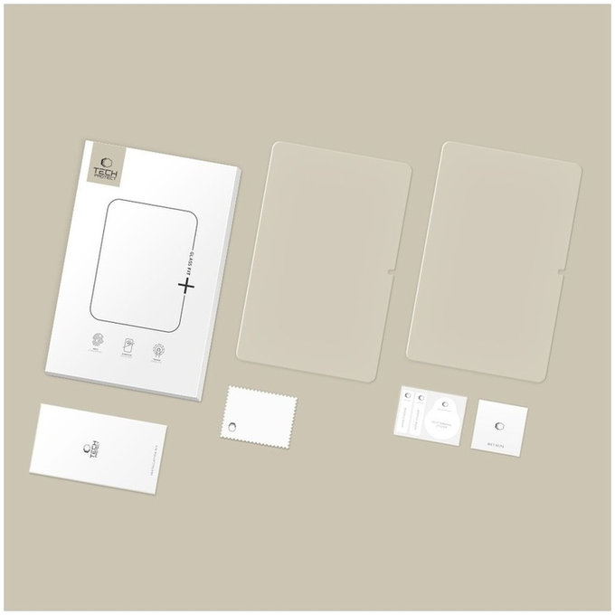 Edzett üveg Glass Fit+ 2-PACK Xiaomi Poco Pad M1 / Redmi Pad Pro / 2 Pro 12.1, átlátszó, Tech-Protect