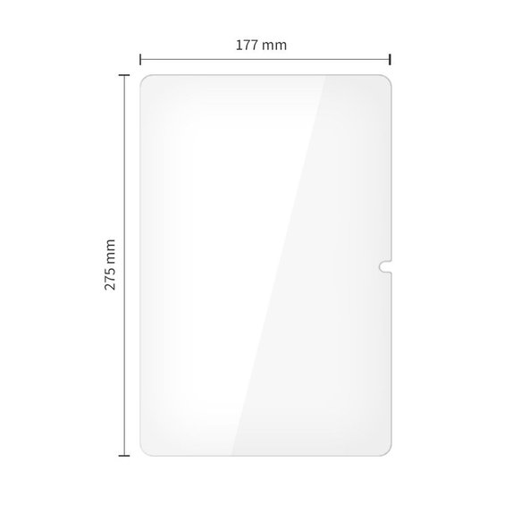 Edzett üveg Glass Fit+ 2-PACK Xiaomi Poco Pad M1 / Redmi Pad Pro / 2 Pro 12.1, átlátszó, Tech-Protect