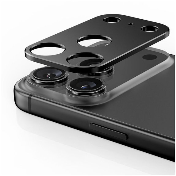 Kameravédő Camalloy Fit+ iPhone 17 Pro, Deep Blue, Tech-Protect