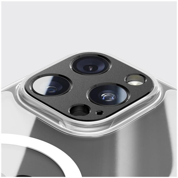 Kameravédő Camalloy Fit+ iPhone 17 Pro, Deep Blue, Tech-Protect