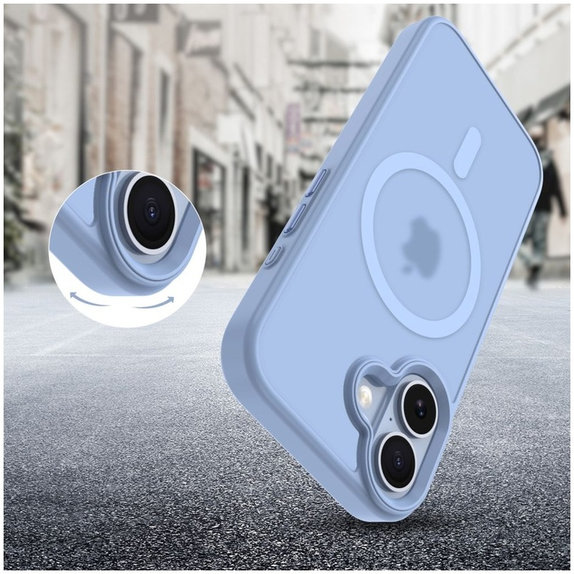 Tok MagMat MagSafe iPhone 17, Matte Mist Blue, Tech-Protect