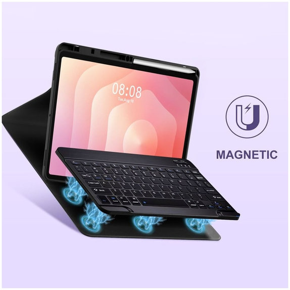 Tok Sc Pen + Keyboard Samsung Tab S11 11.0 X730 / X736B, fekete, Tech-Protect