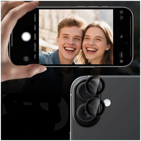 Kameravédő Camring Fit+ Samsung S26 / S26+ Plus, átlátszó, Tech-Protect