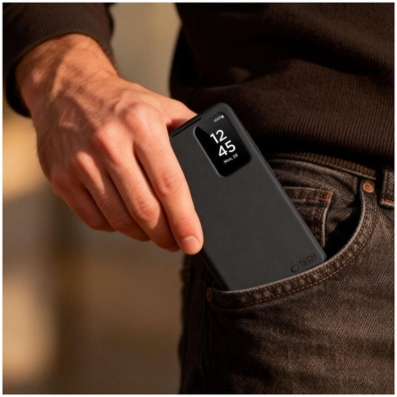 Tok Smart Wallet Samsung S26 Ultra, Matte Black, Tech-Protect