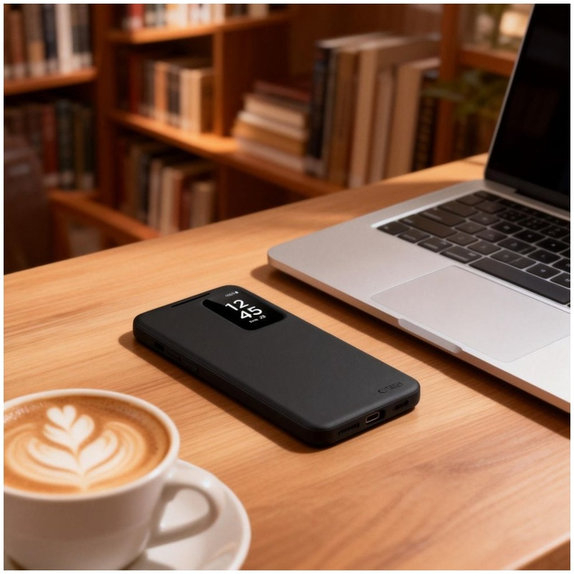 Tok Smart Wallet Samsung S26 Ultra, Matte Black, Tech-Protect