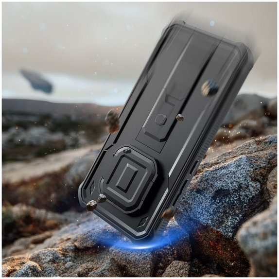 Kevlar Cam+ tok 2 előlapi kerettel Xiaomi Redmi Note 15 Pro 5G készülékhez, fekete, Tech-Protect