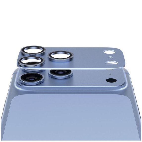 Objektívlencse védő Fender iPhone 18 Pro Max, Italian Blue, PanzerGlass