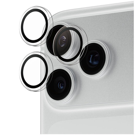Hoops Kameralencse-védő iPhone 18 Pro/18 Pro Max készülékhez, Átlátszó, PanzerGlass