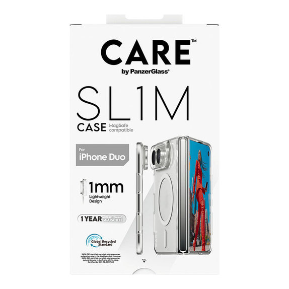 SL1M tok MagSafe-fel iPhone Duo készülékhez, Átlátszó, PanzerGlass