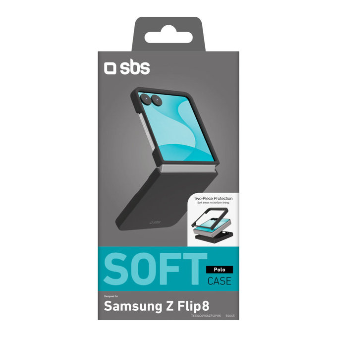 Tok Instinct Samsung Galaxy Z Flip8 készülékhez, Fekete, SBS