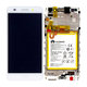 Huawei Y6 II CAM-L21 - LCD Kijelző + Érintőüveg + Keret + Akkumulátor (White) - 02350VRS Genuine Service Pack