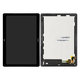 Huawei MediaPad T3 10 - LCD Kijelző + Érintőüveg + Keret (Space Grey) - 02351SYF, 02351JGD, 02351JGC Genuine Service Pack