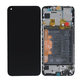 Huawei P Smart (2019), P Smart Plus (2019) - LCD Kijelző + Érintőüveg + Keret + Akkumulátor (Midnight Black) - 02352JEY, 02352JFA Genuine Service Pack