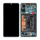 Huawei P30 - LCD Kijelző + Érintőüveg + Keret + Akkumulátor (Aurora Blue) - 02352NLN, 02354HRH, 02354HNJ Genuine Service Pack