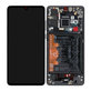 Huawei P30 - LCD Kijelző + Érintőüveg + Keret + Akkumulátor (Black) - 02354HLT Genuine Service Pack