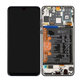 Huawei P30 Lite (2020) - LCD Kijelző + Érintőüveg + Keret + Akkumulátor (Midnight Black) - 02353FPX, 02353DQU Genuine Service Pack