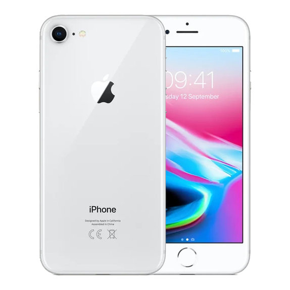 Apple iPhone 8 Silver 64GB A+ Felújított
