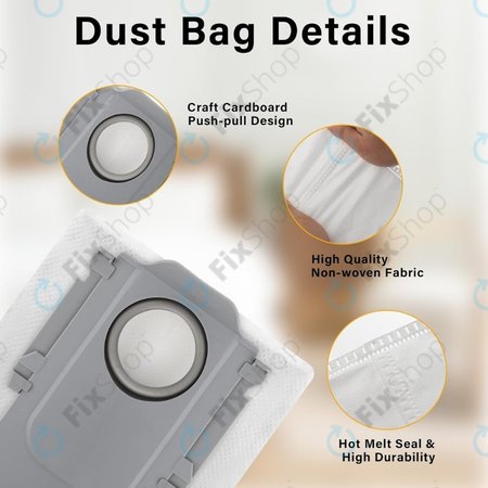 Xiaomi Roborock Qrevo Curv, Qrevo Edge, S8 MaxV Ultra, S8 Max Ultra, Saros 10, Saros 10R, QV-series - Porzsák