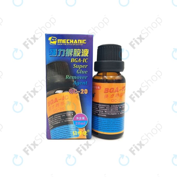 Mechanic QC-20 - Ragasztó Eltávolító - 20ml