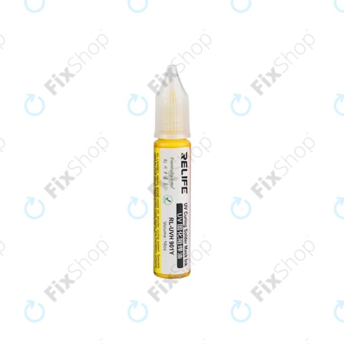 Relife RL-901Y - UV Keményíthető Forrasztómaszk - 10ml (Sárga)
