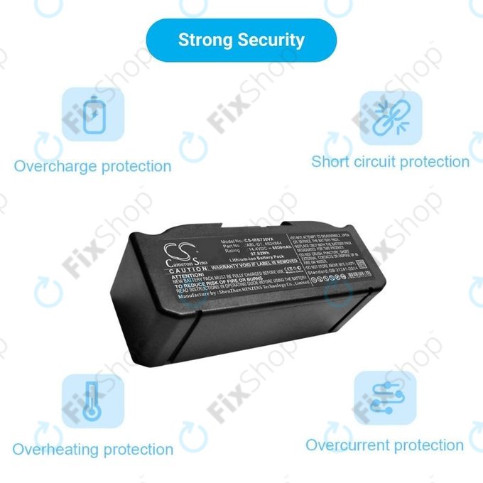 iRobot Roomba e-series, i-series - Akkumulátor ABL-D1, 4624864, ABL-D2 Li-Ion 14.4V 6800mAh HQ