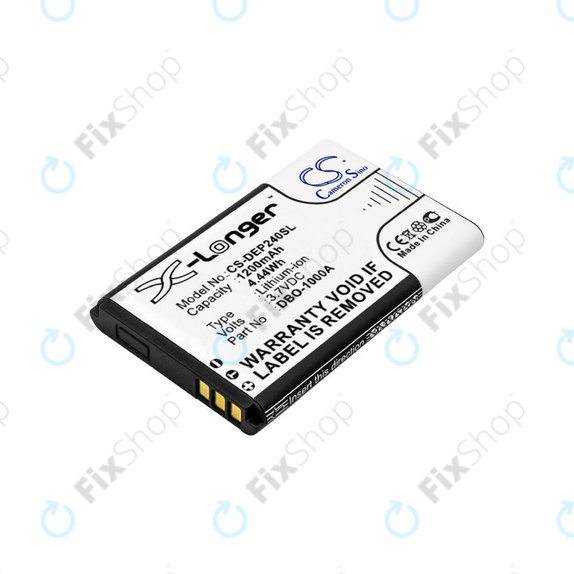 Akkumulátor Doro 1370, 1372, 2404, 6040, 1200mAh, Li-ion, 3.7V, DBO-1000A, HQ