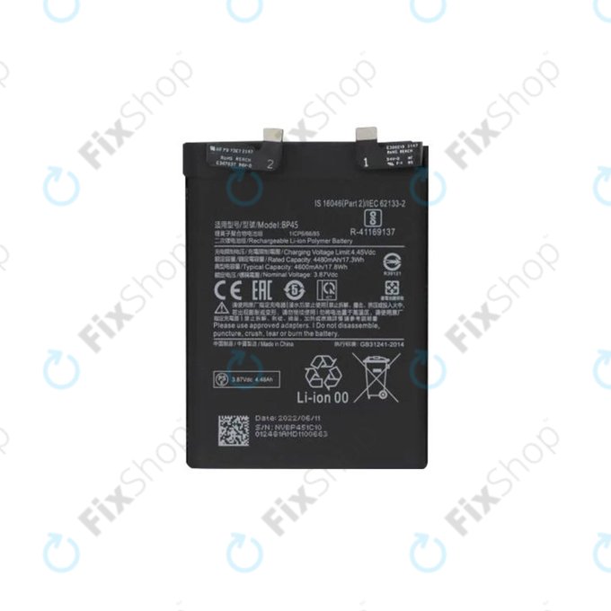 Xiaomi 12 Pro 2201122C 2201122G - Akkumulátor BP45 4600mAh