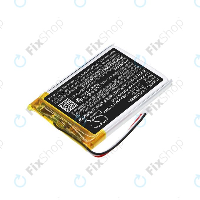 Akkumulátor FLIR C2, C3, 1000mAh, Li-Pol, 3.7V, T199369, HQ