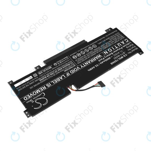 Akkumulátor MSI Pulse GL76, Katana GF66, Bravo 15, Crosshair 17, 4600mAh, Li-Pol, 11.4V, BTY-M492, HQ