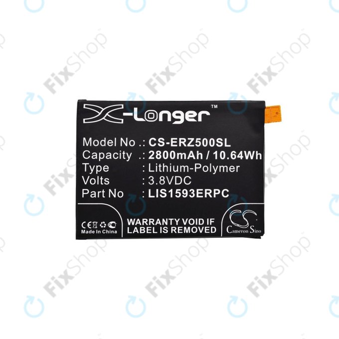 Akkumulátor Sony Xperia Z5 E6653, 2800mAh, Li-Pol, 3.8 V, LIS1593ERPC, HQ