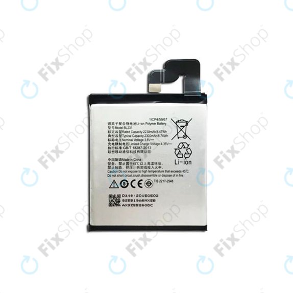 Lenovo VIBE X2, S90 - Akkumulátor BL231 2300mAh