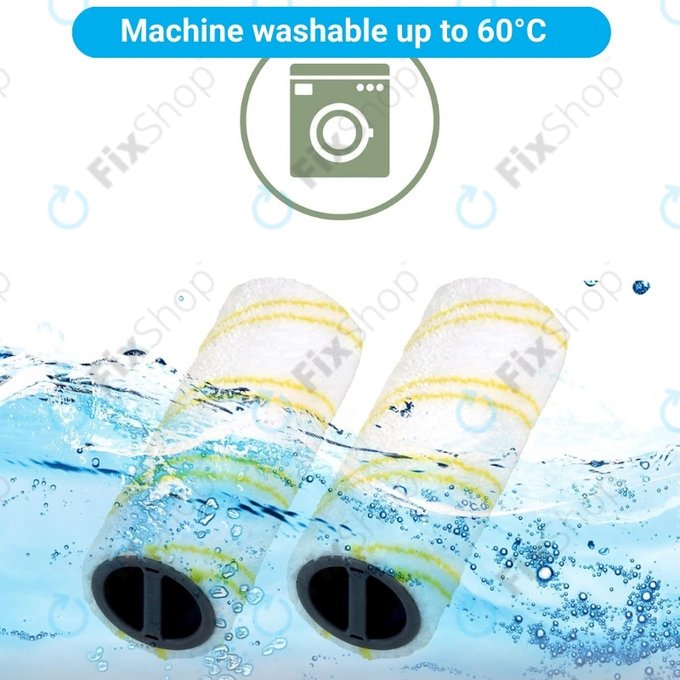 Kärcher FC 3, FC 5, FC 7 - Görgőkészlet Minden Felület Típushoz (Sárga)