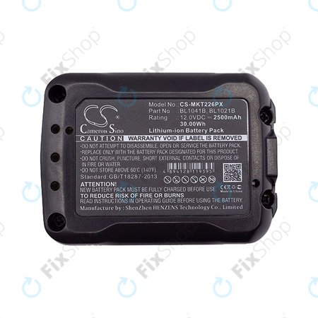 Makita CXT, C, D, F, H, J, P, R, S, T-series - Akkumulátor BL10xx Li-Ion 2500mAh HQ