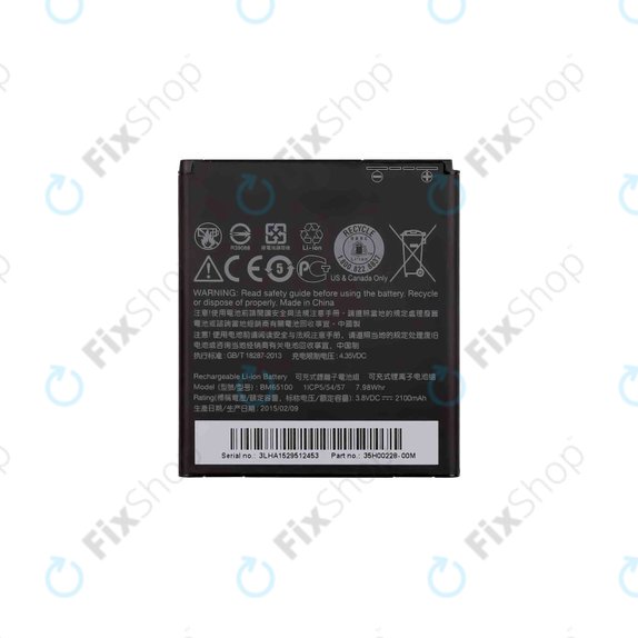 HTC Desire 510 A1 - Akkumulátor BM65100 2100mAh