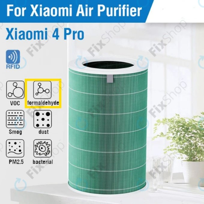 Xiaomi Mi Mijia Air Purifier 4 Pro - HEPA szűrő (Katalitikus réteg) (Zöld)