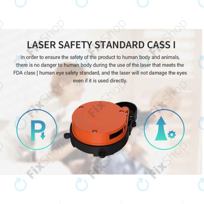 Xiaomi Roborock S4 Max, S5, S5 Max, S6, S6 MaxV, S6 Pure, S7, Mijia 1S - Lézeres Távolságérzékelő