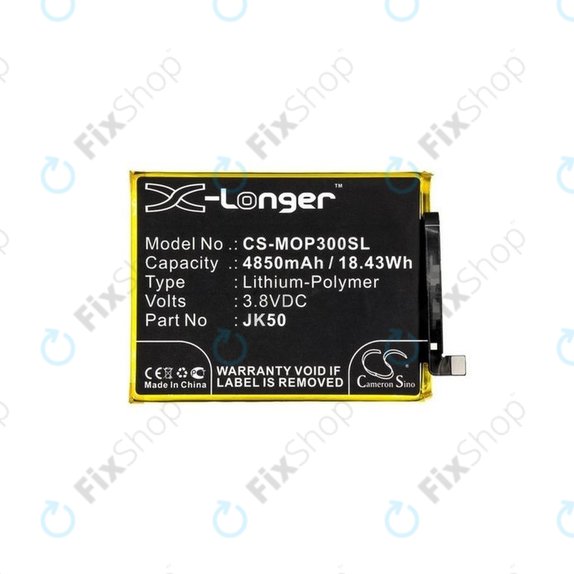 Motorola Moto G7 Power, G8 Power Lite, G9 Play, G10, G20, G30, G50, G51, E7 Plus, E7, E7i Power, E30, E40 - Akkumulátor JK50 4850mAh HQ