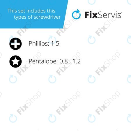 Jakemy JM-182 - Szerviz Szerszám Készlet 7in1 (Apple)