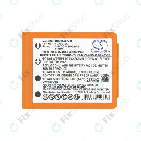 HBC Radiomatic Keynote, Linus 4, Micron 4, 5, 6, 7, Patrol D, Quadrix, Vector Pro - Akkumulátor BA223000, BA223030, FUB6 2000mAh HQ