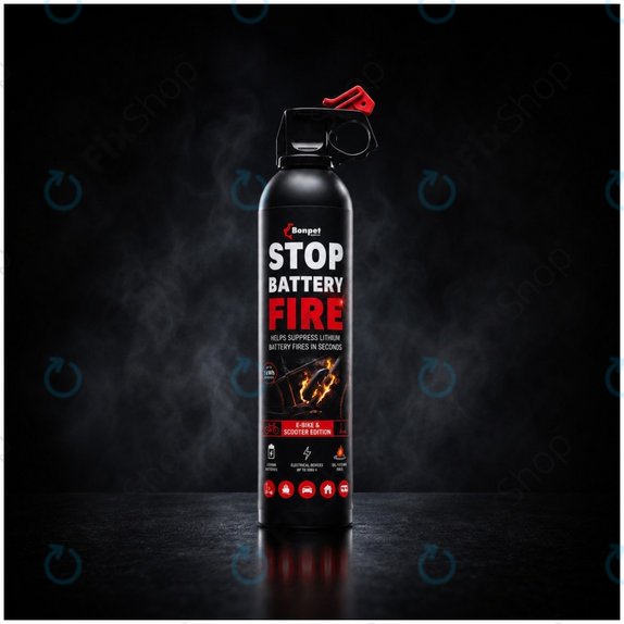 Bonpet Tűzoltó spray lítium akkumulátorokhoz, 500 ml, E-Bike & Scooter Edition