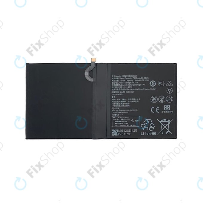 Huawei MediaPad M5 10.8, M5 Lite 10.1 - Akkumulátor HB2994I8ECW 7500mAh - Genuine Service Pack