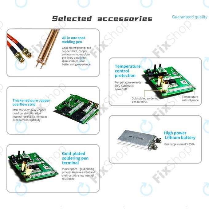 QianLi Macaron - Micro Spot Welder Set for Battery Flex Repair (iPhone 11 - 12 Pro Max)