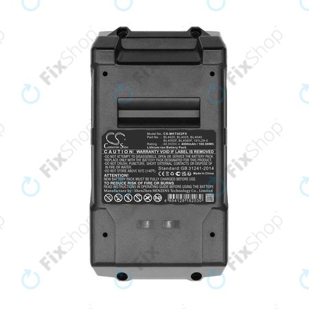 Akkumulátor Makita Cf001g, Ga005g, 4000mAh, Li-Ion, 40V, BL4020, HQ